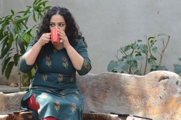 Nithya Menen at Awe Movie Press Meet